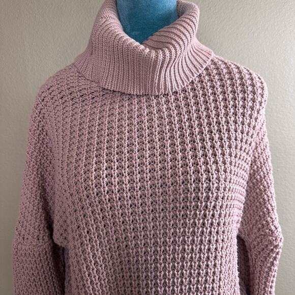 Guess sweater Chucky ribs Women XL Blush Cotton Blend Zip arm - Picture 2 of 16